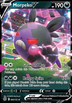 Morpeko V⁣ - Brilliant Stars⁣ (Ultra Rare)⁣ [095]