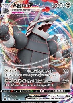 Aggron VMAX⁣ - Brilliant Stars⁣ (Ultra Rare)⁣ [097]
