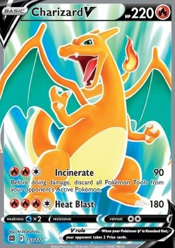 Charizard V⁣ - Brilliant Stars⁣ (Ultra Rare)⁣ [153]