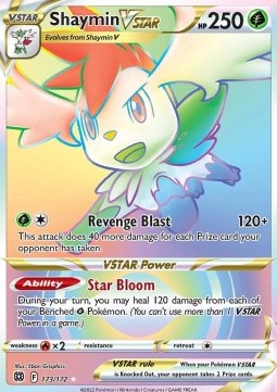 Shaymin VSTAR⁣ - Brilliant Stars⁣ (Secret Rare)⁣ [173]