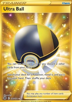 Ultra Ball⁣ - Brilliant Stars⁣ (Secret Rare)⁣ [186]