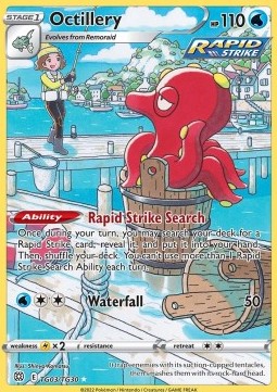 Octillery⁣ - Brilliant Stars⁣ (Holo Rare)⁣ [TG03]