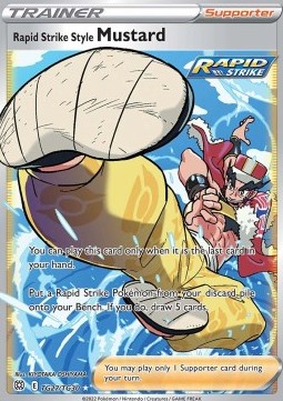 Rapid Strike Style Mustard⁣ - Brilliant Stars⁣ (Ultra Rare)⁣ [TG27]
