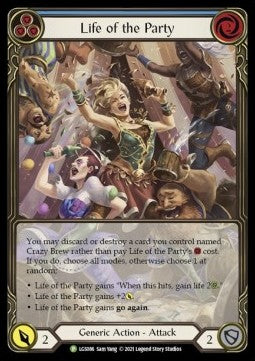 Life of the Party (Blue) (Extended Art Rainbow Foil)⁣ - LGS Promos⁣ (Promo)⁣ [086]