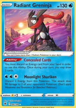 Radiant Greninja⁣ - Astral Radiance⁣ (Ultra Rare)⁣ [046]