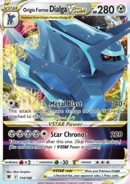Origin Forme Dialga VSTAR⁣ - Astral Radiance⁣ (Ultra Rare)⁣ [114]