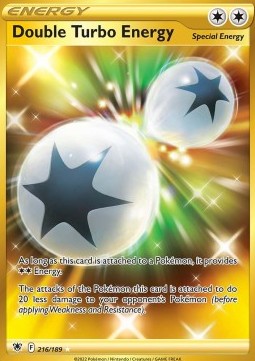 Double Turbo Energy⁣ - Astral Radiance⁣ (Secret Rare)⁣ [216]