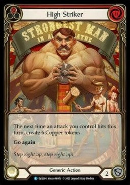 High Striker (Red) (Extended Art Rainbow Foil)⁣ - Everfest - First⁣ (Rare)⁣ [164]