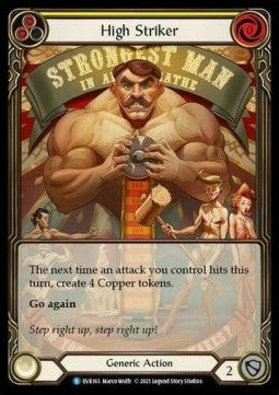 High Striker (Yellow) (Extended Art Rainbow Foil)⁣ - Everfest - First⁣ (Rare)⁣ [165]