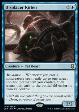 Displacer Kitten⁣ - Commander Legends: Battle for Baldur's Gate⁣ (Rare)⁣ [63]