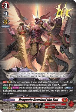 Dragonic Overlord the End  (V.1 - Triple Rare) - Triumphant Return of the Brave Heroes (Triple Rare) [D-BT05-001]