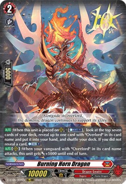 Burning Horn Dragon  (V.1 - Triple Rare) - Triumphant Return of the Brave Heroes (Triple Rare) [D-BT05-002]