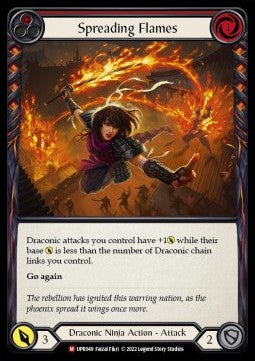 Spreading Flames (Rainbow Foil)⁣ - Uprising⁣ (Majestic)⁣ [049]