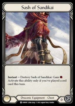 Sash of Sandikai (Cold Foil) - Uprising (Common) [UPR-085]