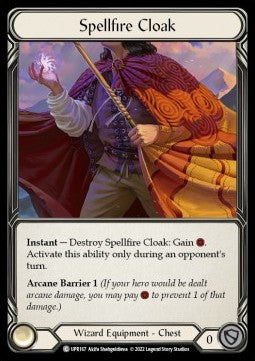 Spellfire Cloak (Cold Foil)⁣ - Uprising⁣ (Common)⁣ [167]