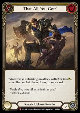 That All You Got? (Rainbow Foil)⁣ - Uprising⁣ (Majestic)⁣ [189]