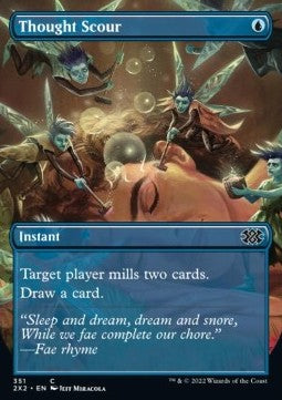 Thought Scour - Double Masters 2022: Extras (Common) [X2X2-351]