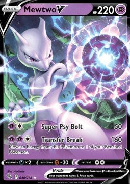 Mewtwo V⁣ - Pokémon GO⁣ (Ultra Rare)⁣ [030]