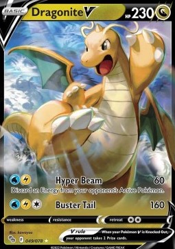Dragonite V⁣ - Pokémon GO⁣ (Ultra Rare)⁣ [049]