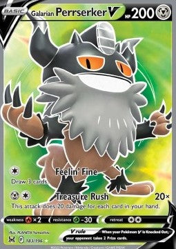 Galarian Perrserker V⁣ - Lost Origin⁣ (Ultra Rare)⁣ [183]
