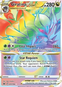 Giratina VSTAR⁣ - Lost Origin⁣ (Secret Rare)⁣ [201]