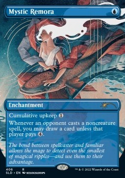 Mystic Remora⁣ - Secret Lair Drop Series: June Superdrop 2022⁣ (Rare)⁣ [406]