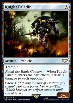 Knight Paladin⁣ - Universes Beyond: Warhammer 40,000⁣ (Rare)⁣ [160]