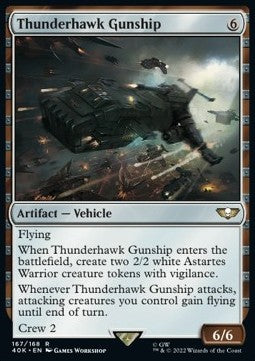 Thunderhawk Gunship⁣ - Universes Beyond: Warhammer 40,000⁣ (Rare)⁣ [167]