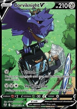 Corviknight V⁣ - Silver Tempest⁣ (Ultra Rare)⁣ [TG18]