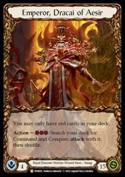Emperor, Dracai of Aesir (Rainbow Foil) - Dynasty (Legendary) [DYN-001]