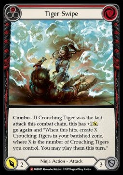 Tiger Swipe (Regular)⁣ - Dynasty⁣ (Majestic)⁣ [047]