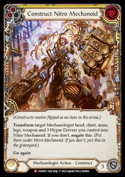 Construct Nitro Mechanoid // Nitro Mechanoid (Cold Foil) - Dynasty (Majestic) [DYN-092]
