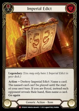 Imperial Edict (Cold Foil)⁣ - Dynasty⁣ (Majestic)⁣ [240]