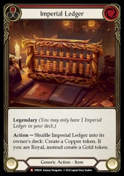 Imperial Ledger (Cold Foil)⁣ - Dynasty⁣ (Majestic)⁣ [241]