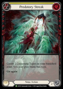 Predatory Streak (Yellow) (Extended Art Rainbow Foil)⁣ - LGS Promos⁣ (Promo)⁣ [123]