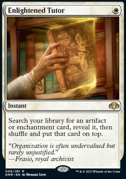 Enlightened Tutor⁣ - Dominaria Remastered⁣ (Rare)⁣ [6]