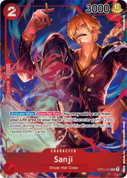 Sanji (OP01-013) (V.2)⁣ - Romance Dawn⁣ (Alternate Art)⁣ [013]