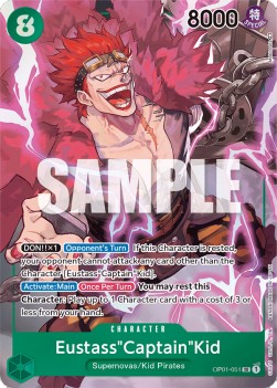 Eustass"Captain"Kid (OP01-051) (V.2)⁣ - Romance Dawn⁣ (Alternate Art)⁣ [051]