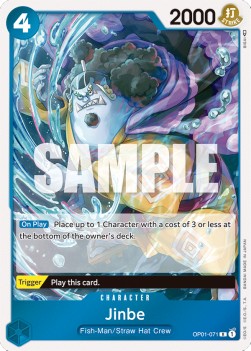 Jinbe (OP01-071)⁣ - Romance Dawn⁣ (Rare)⁣ [071]
