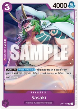 Sasaki (OP01-101)⁣ - Romance Dawn⁣ (Uncommon)⁣ [101]