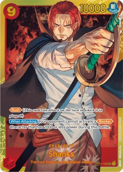 Shanks (OP01-120) (V.1)⁣ - Romance Dawn⁣ (Secret Rare)⁣ [120]