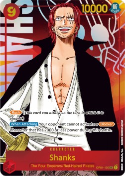 Shanks (OP01-120) (V.2) - Romance Dawn (Alternate Art) [OP01-120]