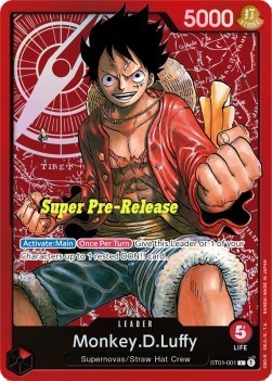 Monkey.D.Luffy (ST01-001) (V.2)⁣ - Starter Deck: Straw Hat Crew⁣ (Leader)⁣ [001]
