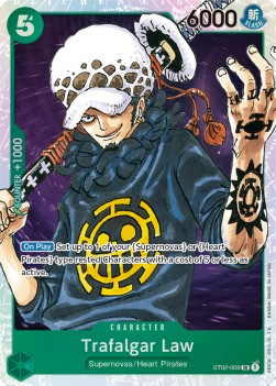 Trafalgar Law (ST02-009) (V.1)⁣ - Starter Deck: Worst Generation⁣ (Super Rare)⁣ [009]
