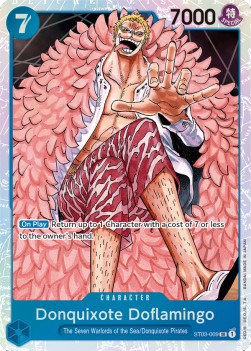 Donquixote Doflamingo (ST03-009) (V.1)⁣ - Starter Deck: The Seven Warlords of the Sea⁣ (Super Rare)⁣ [009]