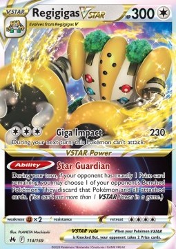 Regigigas VSTAR⁣ - Crown Zenith⁣ (Ultra Rare)⁣ [114]