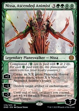 Nissa, Ascended Animist⁣ - Phyrexia: All Will Be One⁣ (Mythic)⁣ [175]