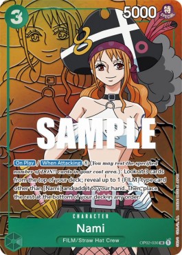 Nami (OP02-036) (V.2)⁣ - Paramount War⁣ (Alternate Art)⁣ [036]