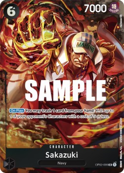 Sakazuki (OP02-099) (V.2)⁣ - Paramount War⁣ (Alternate Art)⁣ [099]