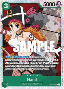 Nami (OP02-036) (V.1)⁣ - Paramount War⁣ (Super Rare)⁣ [036]